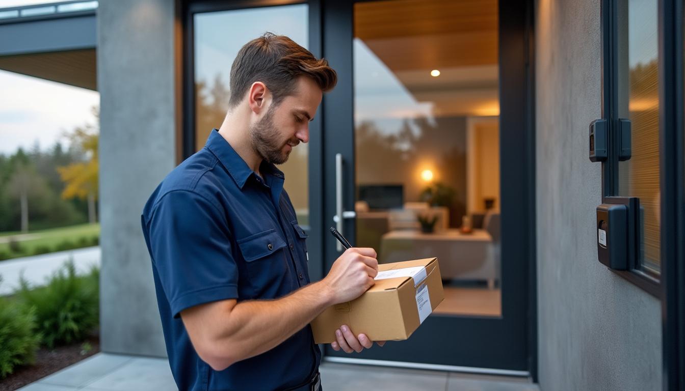 découvrez s'il est possible d'ajouter un étage et un interphone à l'adresse lors de l'expédition d'un colis, et comment optimiser la livraison pour éviter les erreurs ou retards.