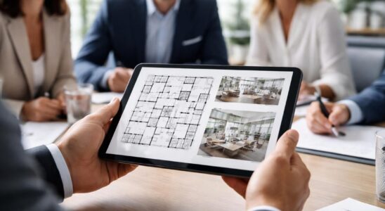 découvrez nos bureaux à louer avec surfaces et plans affichés en temps réel sur tablette tactile lors de votre rendez-vous, pour une visite interactive et personnalisée.