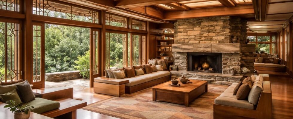découvrez comment les maisons et studios de frank lloyd wright ont transformé le design intérieur grâce à leur innovation et leur harmonie avec la nature, redéfinissant l'architecture moderne.
