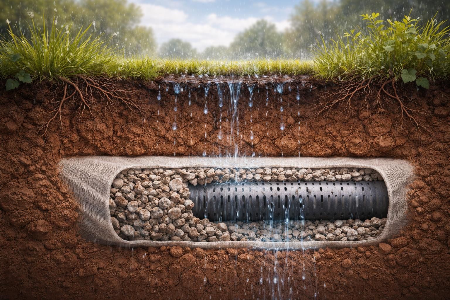découvrez les meilleures solutions pour l'évacuation efficace des eaux de pluie sur terrain argileux, afin de préserver votre terrain et prévenir les problèmes d'humidité.
