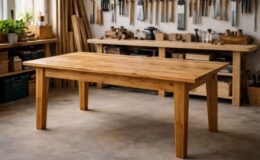 découvrez notre tuto diy pour créer une table en bois faite maison, un meuble unique et personnalisé qui embellira votre intérieur.