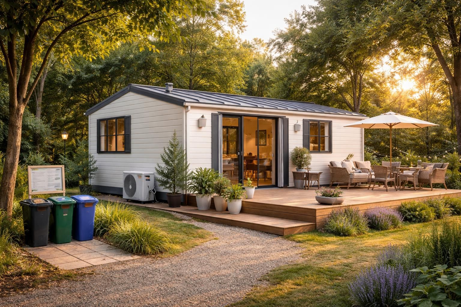 découvrez la réglementation et nos conseils de confort pour vivre en mobil-home à l'année en toute sérénité.