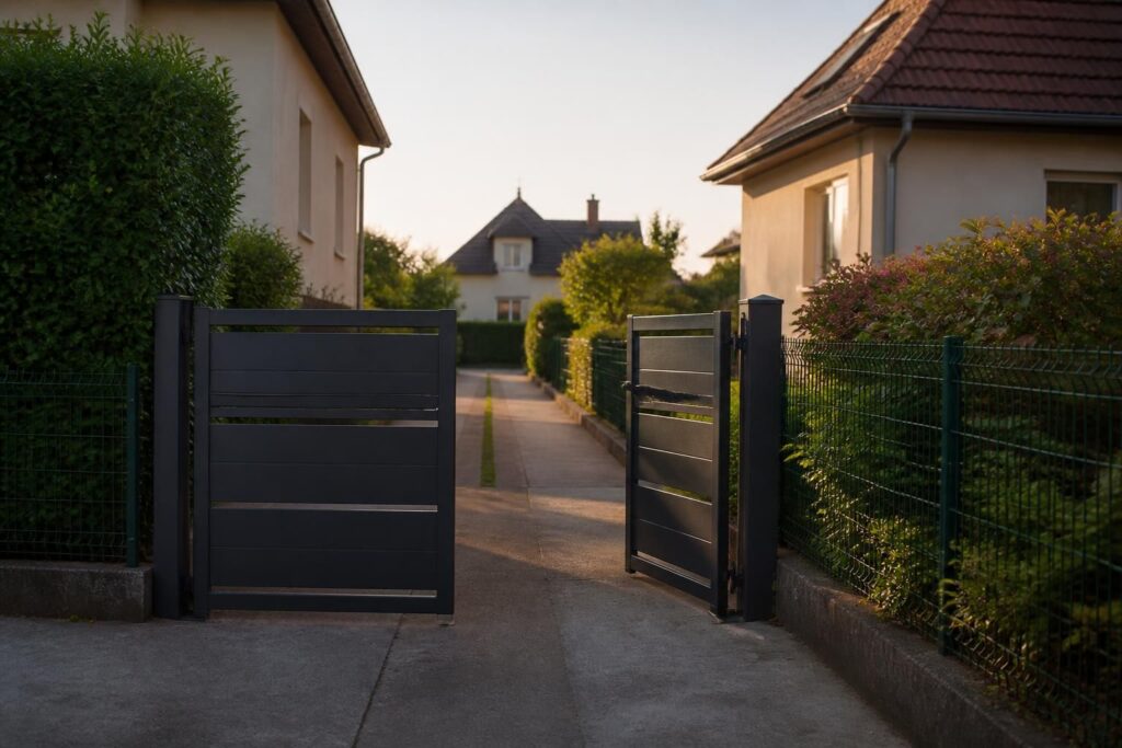 découvrez les règles et conditions pour installer un portail sur un droit de passage chez votre voisin, et comment respecter les droits de chacun.