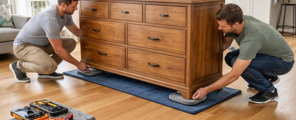 découvrez des astuces efficaces pour déplacer un meuble lourd sans abîmer votre sol en parquet. protégez votre revêtement et facilitez votre déménagement en toute sécurité.